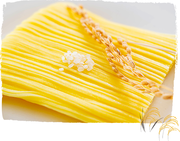 いつも食べるお米で作ったつるつる麺 米粉麺について